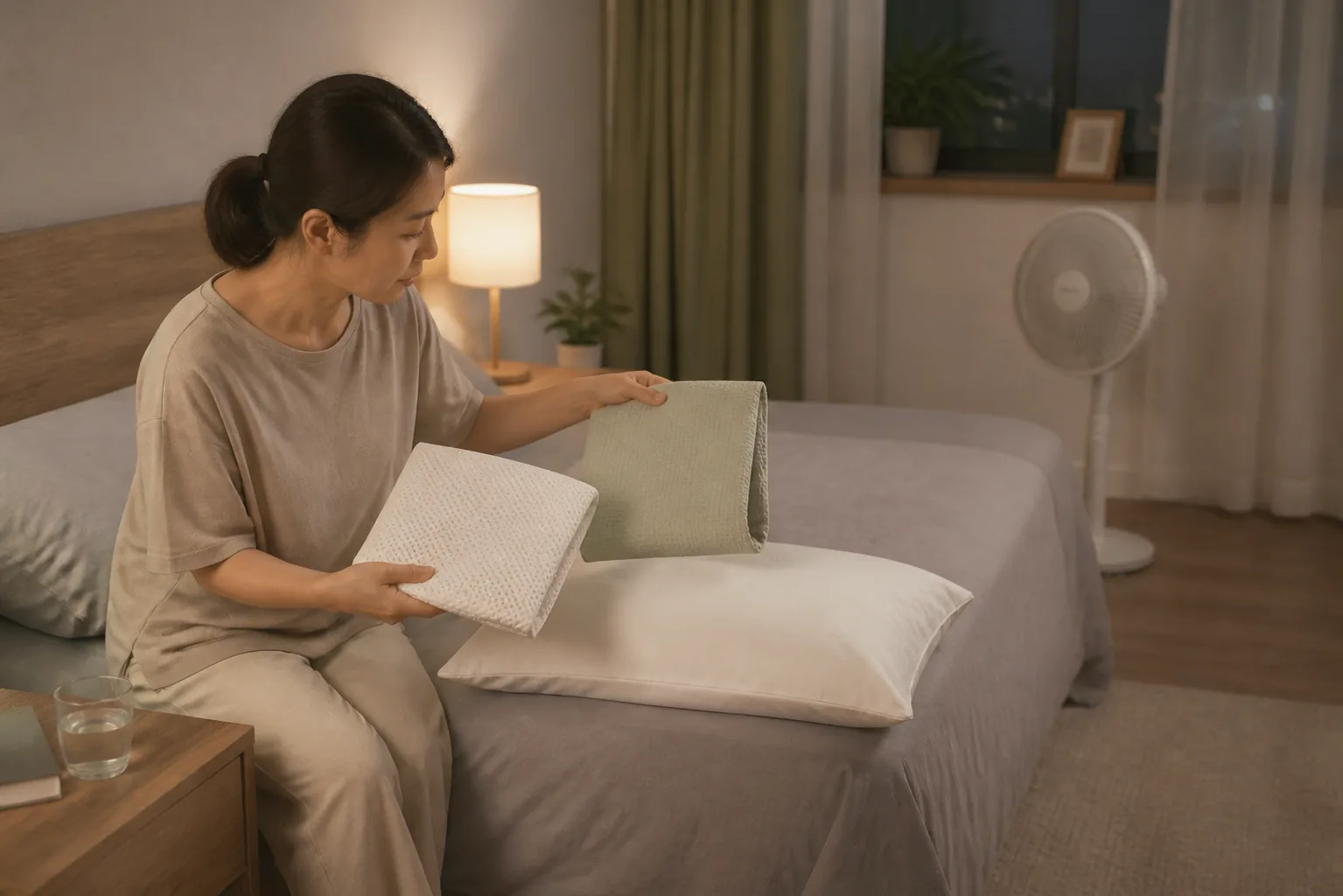 枕頭睡到半夜很熱，不一定要換涼感枕：頭皮、枕套、濕度與材質要分開看